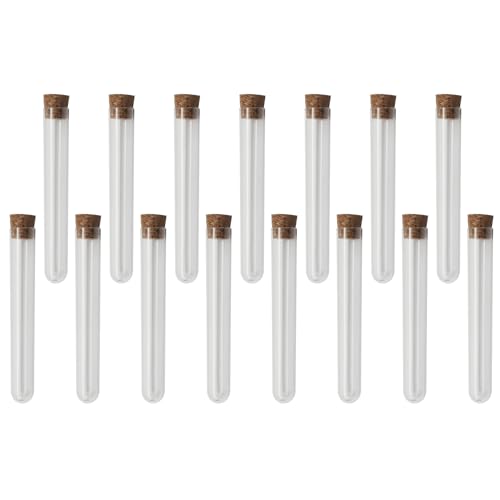 15 Pack Clear Test Tubes - size: 15pcs