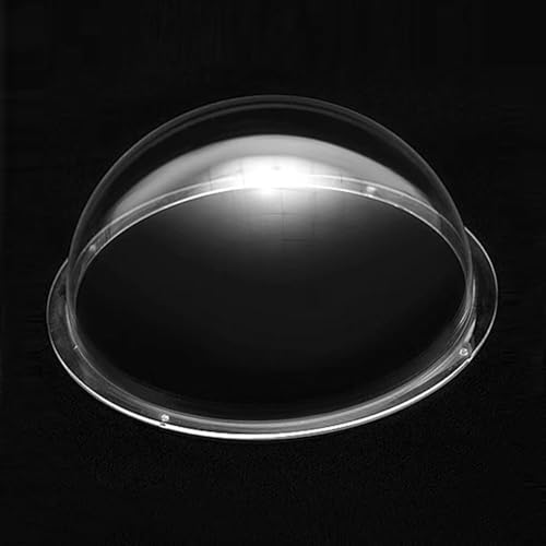 LOTOWELZON 7inch Clear Acrylic Replacement Security Dome Cover ID180*H90mm - size: ID180mm*H90mm/7*3.54in