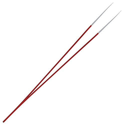 Ingrown Hair Tweezers | Pointed Tip | Red | Precision Stainless Steel | Extra Sharp and Perfectly Aligned for Ingrown Hair Treatment & Splinter Removal For Men and Women | By Tweezees - size: 1 Count (Pack of 1)