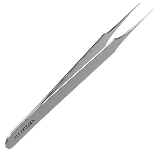 Ingrown Hair Tweezers | Pointed Tip | 2 Pack | Precision Stainless Steel | Extra Sharp and Perfectly Aligned for Ingrown Hair Treatment & Splinter Removal For Men and Women | By Tweezees - size: 2 Pack