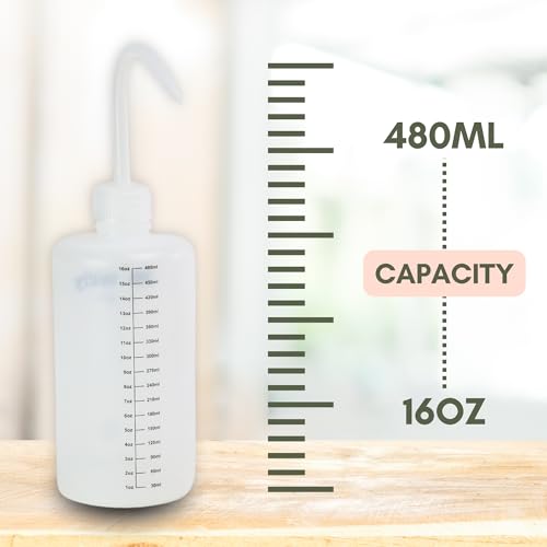 Mossify Squirtr Precision Watering Bottle, 16oz, Clear, Refillable - color: Clear