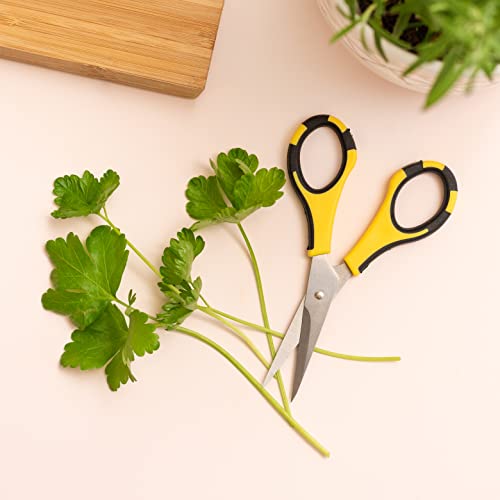 American Crafts Cutter Bee Herb Scissors 4/Pkg-Yellow/Black - style: 4 Pack