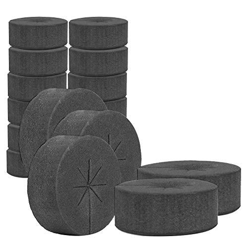 30 Pack Cloning Collars Inserts,Garden Clone Collars Fits 2 Inch Net Cups,Plant Accessories Hydroponic Tower Aero Garden Pods Clone Collar Hydroponics Sponge,DIY Foam Cloner Inserts for Plant
