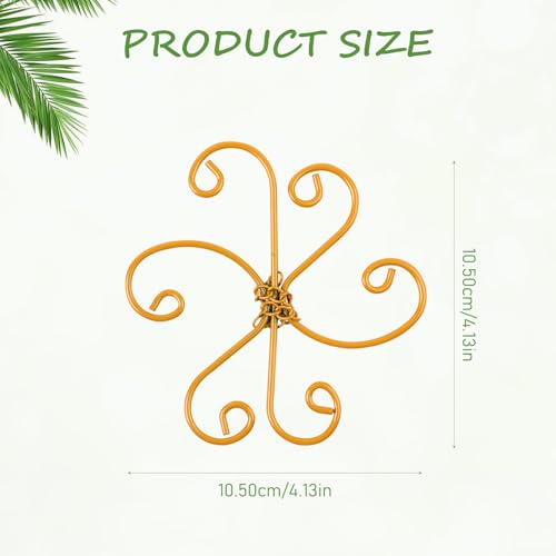 4-Pack Plant Stem Support, Plant Stabilizer for Indoor Plants (A) | Monstera Plant Support System, Plant Stem Holder for Fixing Green Plants and Vines - size: A