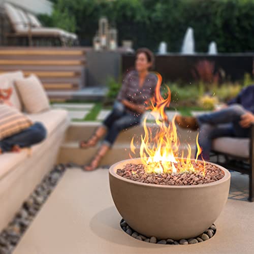 Onlyfire 10Lbs Red Lava Rock for Fire Pit/Fireplace/Gas Grill/Landscaping - color: Red, size: 0.4-0.8 inch
