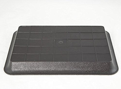 Rectangular Dark Brown Plastic Bonsai Training Pot, Cactus & Succulent Planter + Tray 10"x 7.5"x 3" (0409+0613)