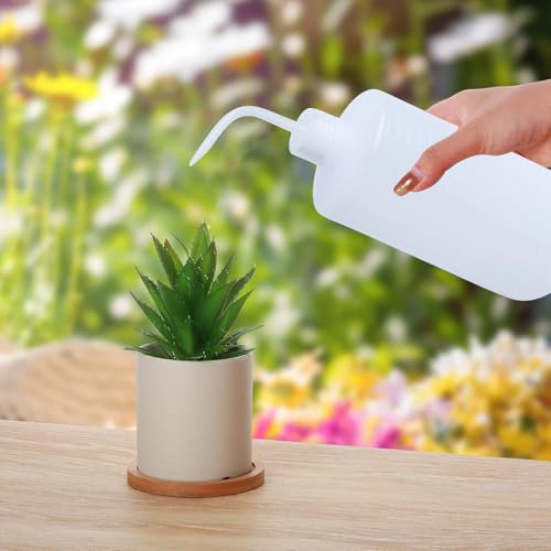 2Pcs 1000ml Lab Bent Tip Plastic Liquid Water Oil Storage Squeeze Bottle