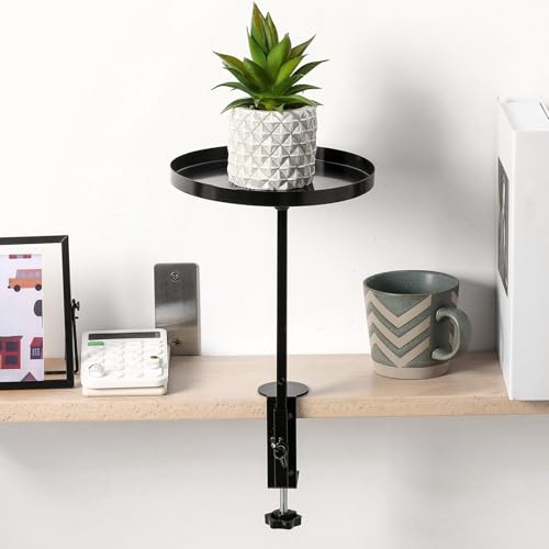 Teenyyou 2 Pcs Window Sill Plant Shelf 7.9''D x 14.2''H Adjustable Window Shelf Windowsill Clamp Tray for Indoor Plants Metal Windowsill Extension Tray Planter Floating Shelves for Indoor Outdoor - size: 7.9''D x 14.2''H
