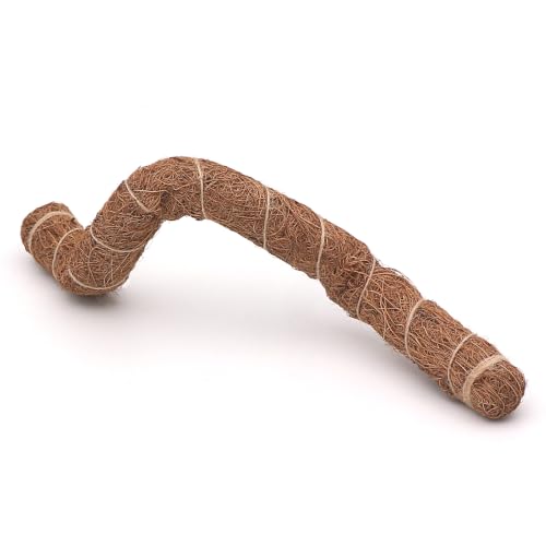 AQUA KT Reptile Climbing Vine Terrarium Bendable Branch for Bearded Dragon | Lizard Snake Climber Stick Leopard Gecko Tree Branch Coconut Fiber Rope Amphibian Terrarium Habitat Decoration
