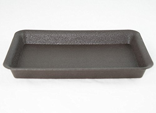 8" Rectangular Moss Green Bonsai Pot, Cactus & Succulent Planter + Tray + Rock + Mesh Combo (A768-8MG Combo)