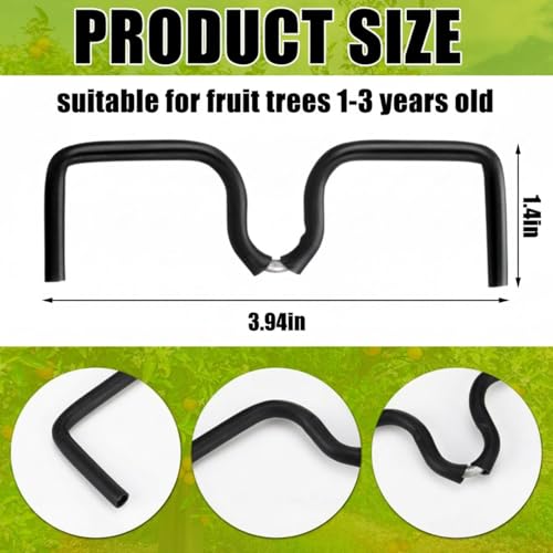 MorningRo 50 Pcs Limb Spreaders for Fruit Trees Branch Trainer, 3.94 Inch - size: 3.94 Inch