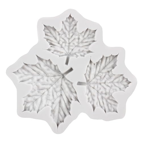 Maple Leaf Polymer Clay Mold Autumn Leaf Silicone Molds - color: Style D