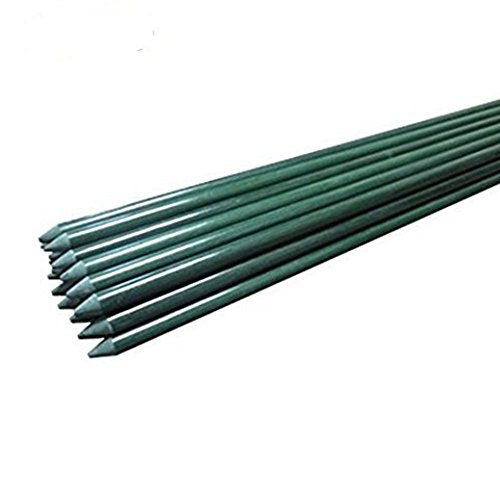 20 Pack, 16/5 Inch Dia, Ecofriendly Plant Stakes, Garden Stakes, Green (5/16 ') - size: 5/16" Dia x 3Ft Height (20 packs)