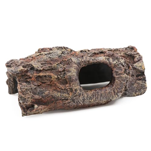 AQUA KT Reptile Climbing Cork Bark Tree Hollow Log Snake Gecko Lizard Hide