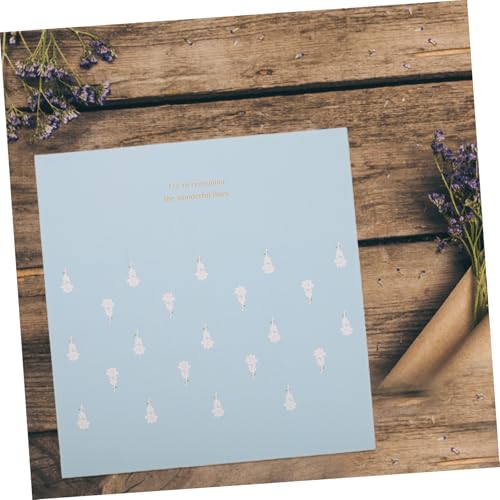 Pressed Flower Collection Book Botanical Specimen Album for Preserved Leaves Laminated Scrapbooking Storage with Loose Leaf Pages 9.25 X 9.05 X 1.18 Crafting and Display