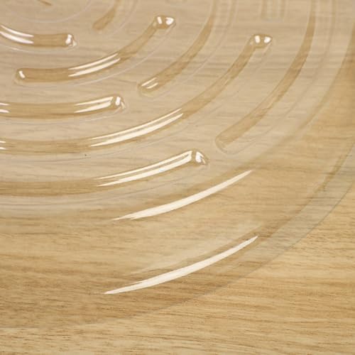6 Pcs Plant Saucer, 10 Inch Plastic Plant Trays Flower Pot Saucers, Clear Plant Saucer Drip Trays for Indoor & Outdoor Plants, Round