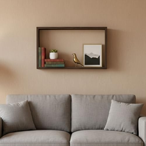 LaLaGreen Wooden Floating Shelves (13-Piece Set) Indoor Wall Mounted Plants - size: 13-pc set