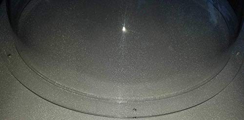 Acrylic Dome/Plastic Hemisphere - Clear - 14" Diameter, 3/4" Flange with Pre-Drilled Holes - size: 14" with Holes