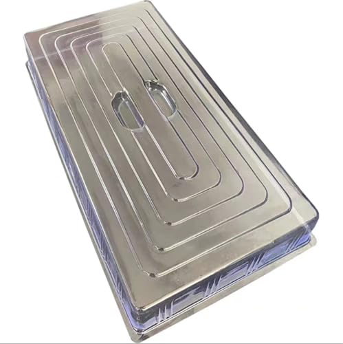 RooTrimmer 10 Pcs Humidity Dome, Plastic Clear Seed Starter Dome 1020 Tray Covers Humidifying and Insulating for Greenhouse Germination and Garden Growing (21.5"×11.5", 3.15" Height, 10-Pack) - size: 1020 3.15 Inch Dome-10P