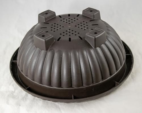 Yubonzai Plastic Bonsai Training Pot/Home Garden Flower Planter 10.5"/13" (10.5"x 10.5"x 4") - size: 10.5"x 10.5"x 4"