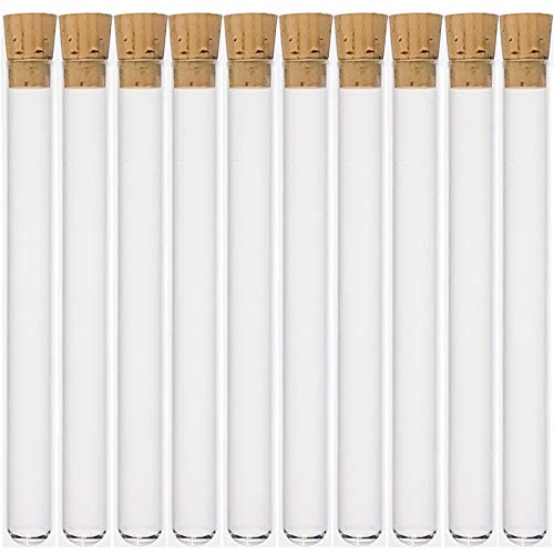 16x150mm Borosilicate Glass Test Tubes with Cork Stoppers, 23ml Vol, Pre-Assembled Packs of 10, Karter Scientific 201B10 (Case of 20) - size: 16X150MM, style: PACK OF 200