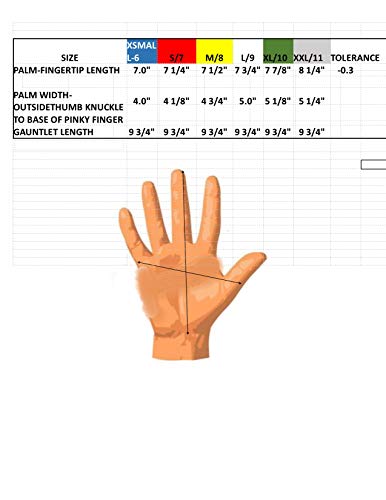 FirTree Goatskin Leather Gardening & Yard Work Gloves for Men and Women - size: X-Small
