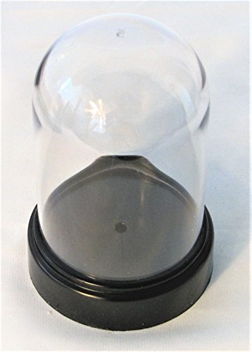 Acrylic Display Dome Case Cloche Globe for Collectables, Specimens (Small 3" (D) x 5" (H))