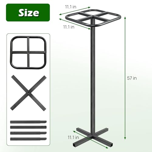 Extra Thick Adjustable Dragon Fruit Trellis,Metal Plant Trellis