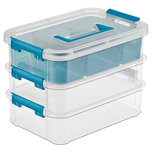 Sterilite Hand Box Tray 3 Layer - Clear