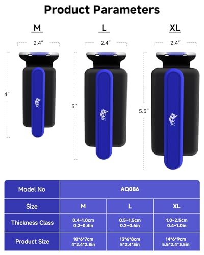 AQQA Aquarium Glass Cleaner, Double Side Algae Scraper with 2 Blades - size: XL