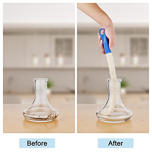 Bottle Cleaner 16.7" Bendable Long Foam Brush Cleaning Tools (2-Pack)
