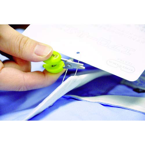 Hasegawa Cutlery Scissors Microscissor Green CA-35EU-G Total Length: 1.4 inches (3.5 cm) - color: Green