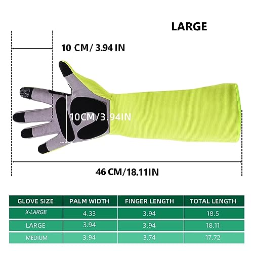 Gardening Gloves, Thorn Protective, Forearm Protection, Yard Work, Pruning, Outdoor Activity, Comfortable