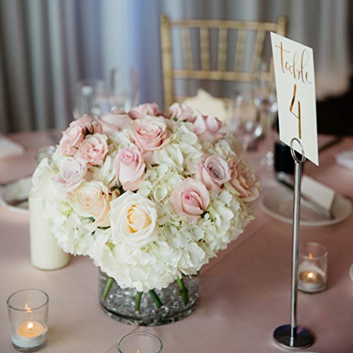 WGV Cylinder Vase, Width 7", Height 7", Clear Wide Large Diameter Flower Glassware, Floral Container, Planter Terrarium for Wedding Party Event, Home Accent Decor, 1 Piece - size: 7"x7"H