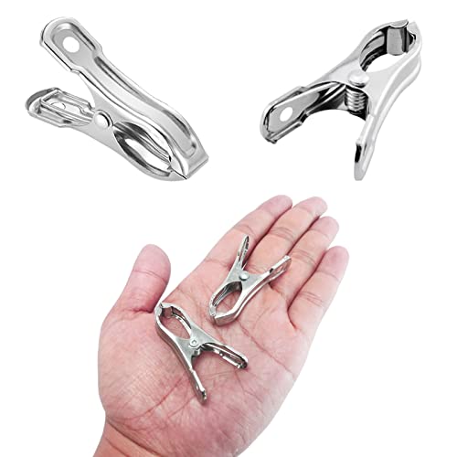 20Pcs Garden Clips for Netting, 2 Inch Metal Greenhouse Clamps