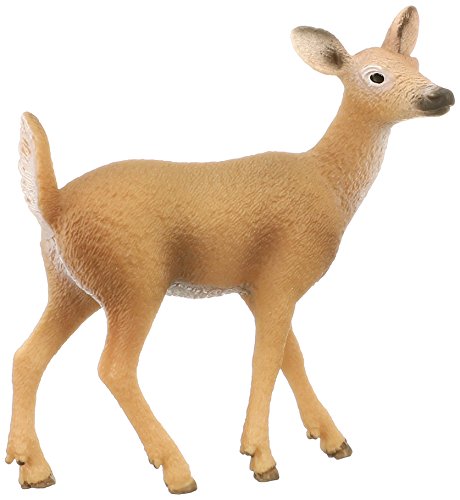 Schleich 14710 White-Tailed Doe Toy Figure, Multicolor - style: 2018