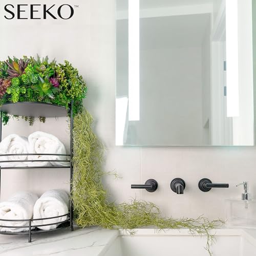 SEEKO Succulents Fake Spanish Moss 6 Pack – Artificial Hanging Moss Decor