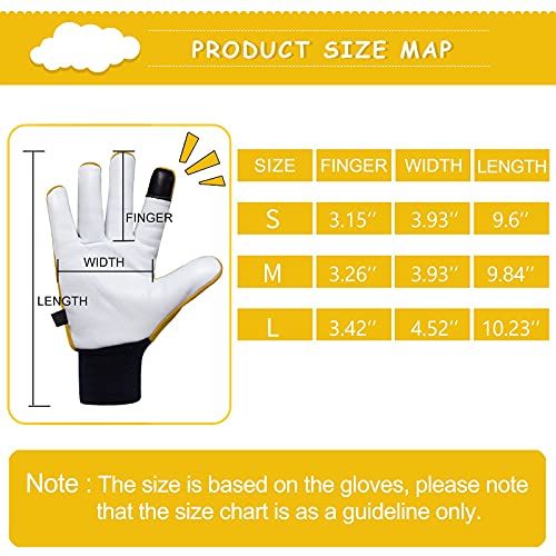 Cactus Gloves, 2 Layers Leather Palm, Deerskin Back Women Gardening Gloves | Thorn Proof for Cacti Handling, Elastic Cuff, Touch Screen, Goatskin with Deerskin Leather Palm Garden Gloves for Women - size: Small (Pack of 1)