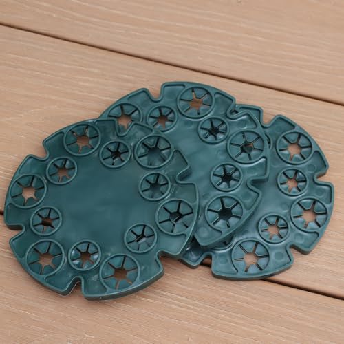 1 Piece Garden Plant Bracket Flower Column Climbing Plants Support Frame Sweet Pea Bean Vine Stake Connector Cane Rack Holder 13.5 * 0.8cm - color: Green 1pc