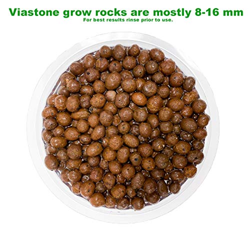 Viagrow Viastone, Expanded Clay Pebbles (2 Liter, 1 Pack)