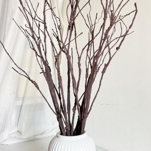 5PCS Artificial Curly Willow Branches Decorative Dried Birch Twigs