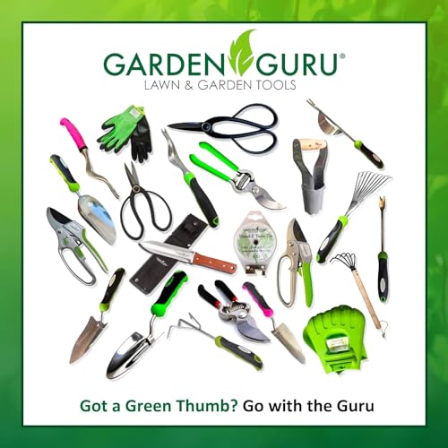 Garden Guru Extra Long Stainless Steel Pruner Pruning Shears Clippers Snips – Sharp Bonsai Cutter Plant Trimming Scissors – Straight Blade Garden Scissors Tool – Great for Roses Flowers Herbs Fruits - size: 1 Pack, style: Long Blade Snips