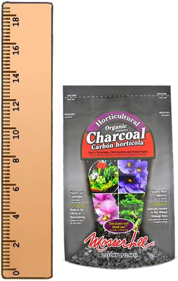 Mosser Lee Organic Horticultural Charcoal, 2.25 Dry qt, Brown - Case of 4