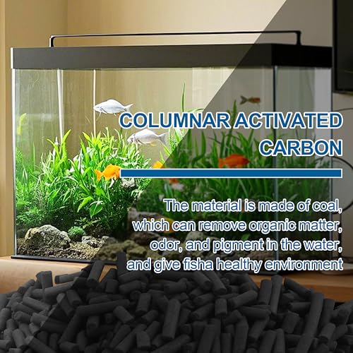 6.6 lbs Bulk Carbon Charcoal Filter Media Pellets for Aquarium Fish Filter