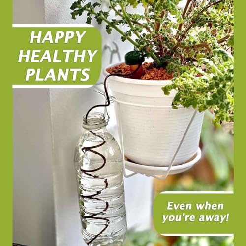 Blumat Classic Self-Watering Stakes - Prevents Overwatering and Underwatering for Healthy Growth While You are Away - Ideal for Indoor Plant Watering (12 Pack w/o Adapter) - size: 12 Pack w/o Adapter
