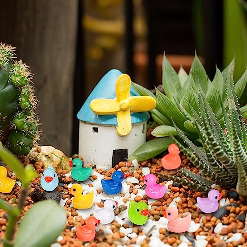 DULEFUN 200pcs Tiny Ducks 10 Colors - style: 200Pcs-Mini Ducks