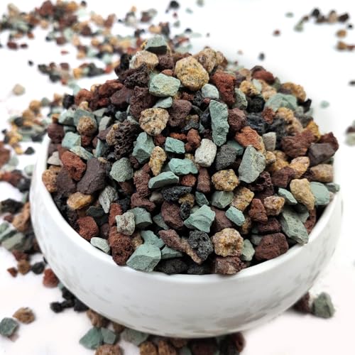 FANTIAN 2 lbs Succulent Potting Mix, 1/4 Inch Rocks Pebbles for Plants - color: Mixed Color