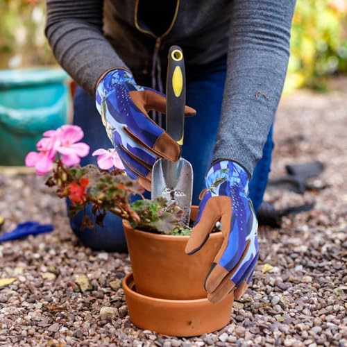 Gardening Gloves for Women, Garden glove, Garden Gifts for Gardener - size: Small, style: E-owls