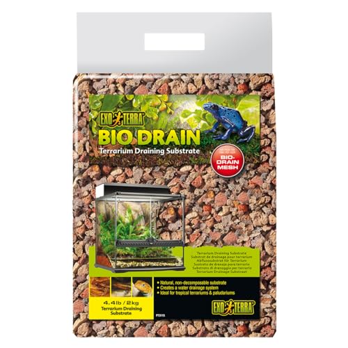 Exo Terra BioDrain Terrarium Substrate for Aquarium, 4.4-Pound - size: No Size