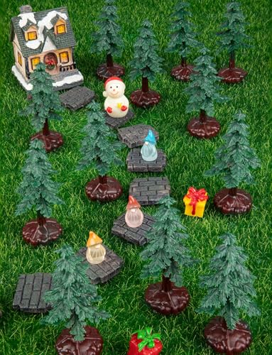 40 Pcs Miniature Trees Model Pine Trees